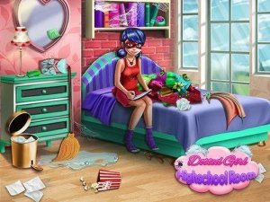 Polka Dot Student Bedroom Stylist