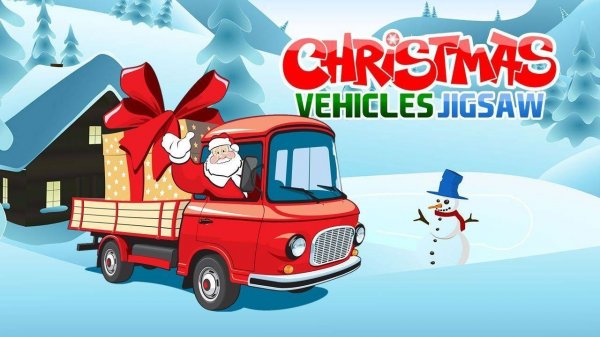 Festive Transport Puzzle Set