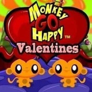 Monkey Go Happy Valentines Online Puzzle Game