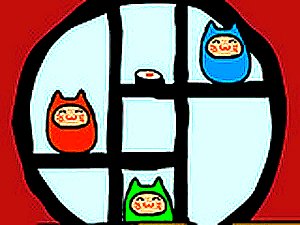 Cat in Japan Puzzle Game