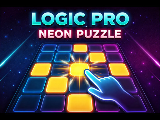 Neon Logic Puzzle Game