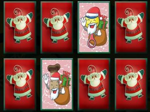 Christmas Mascots Memory Puzzle