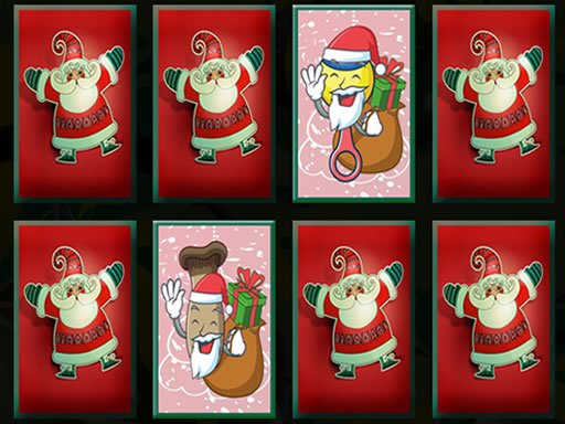 Christmas Mascots Memory Puzzle