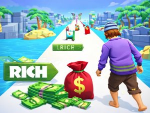 Run Rich Path 3D Online Arcade Game
