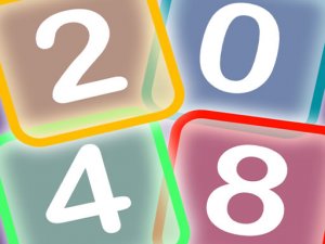 Neon Game 2048 Puzzle Online