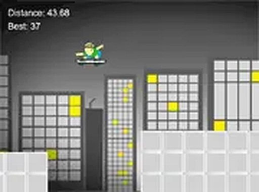 Night City Roof Balance Run