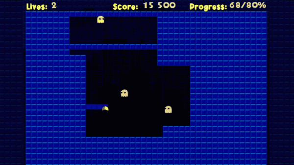 Pac-Xon Arcade Puzzle